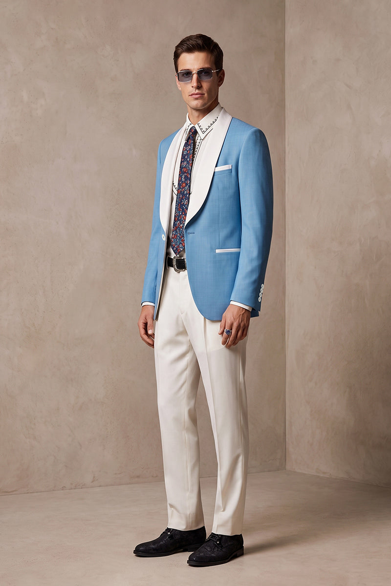 Sky Blue 30% Merino Wool Suits