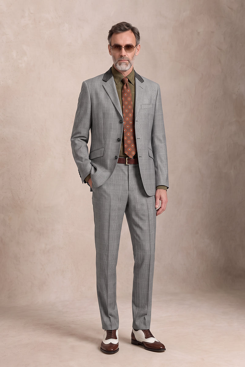 Gray 50% Merino Wool Suits