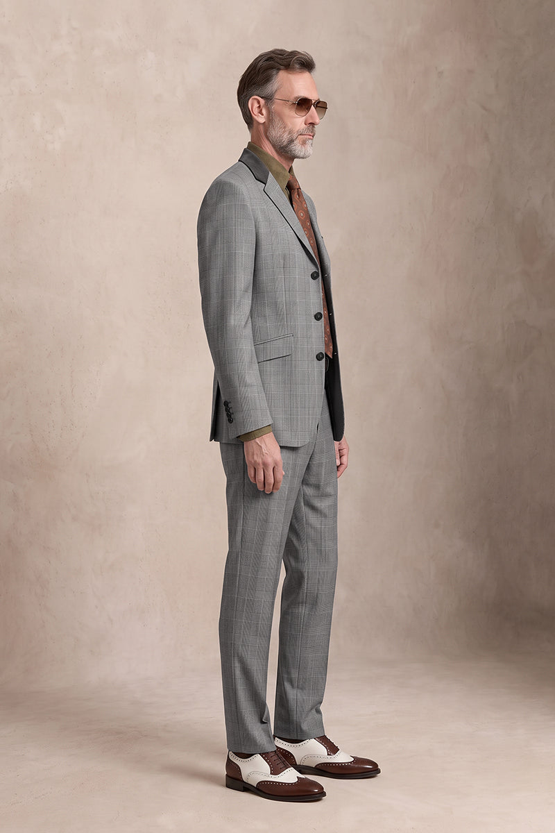 Gray 50% Merino Wool Suits