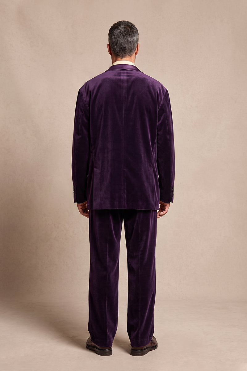 Deep Purple 100% Velvet Suits