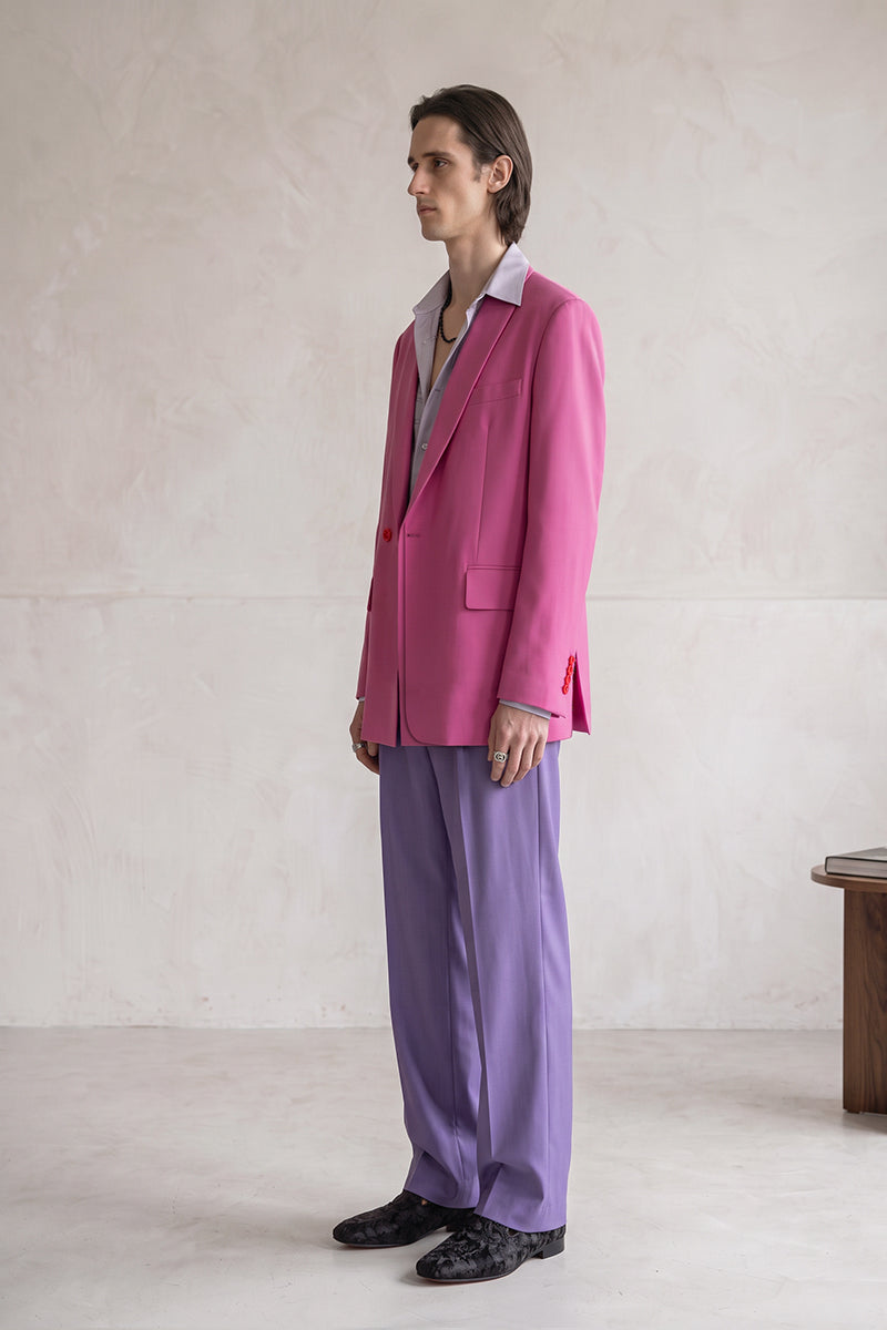 Fuchsia Pink 30% Merino Wool Suits