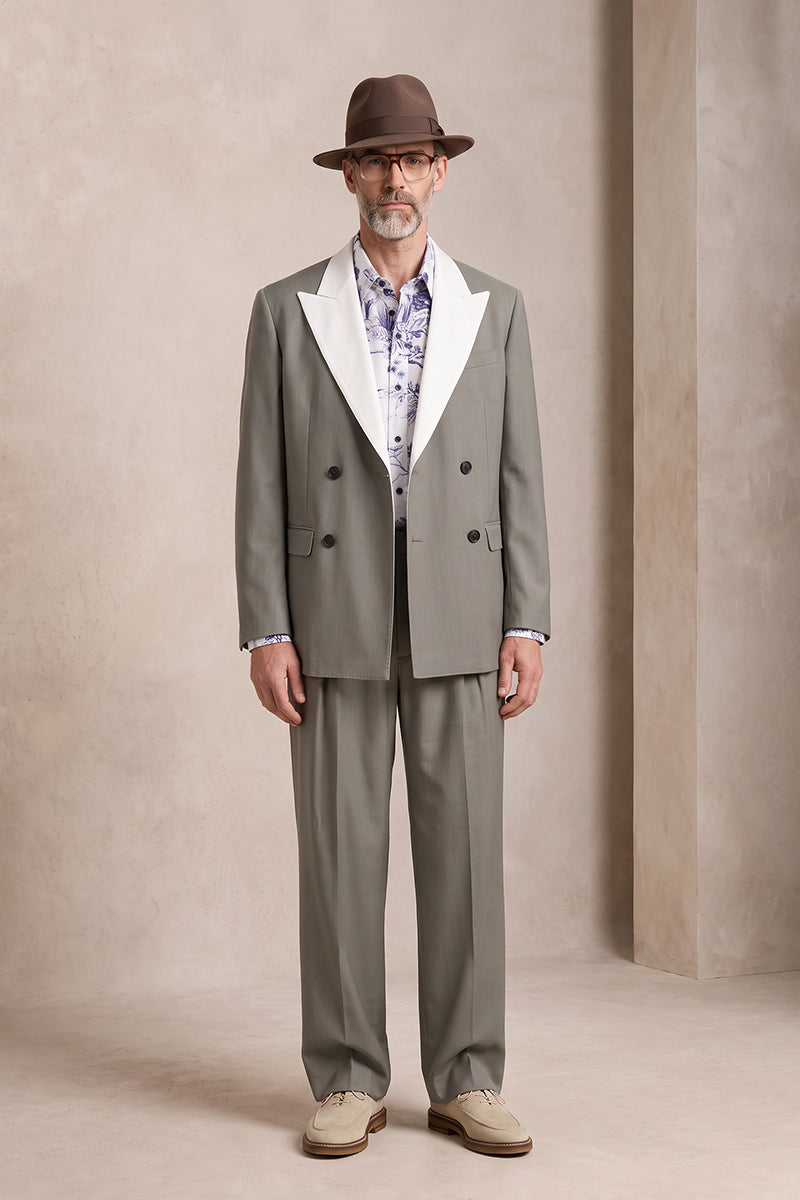 Sage Green 30% Merino Wool Blazers