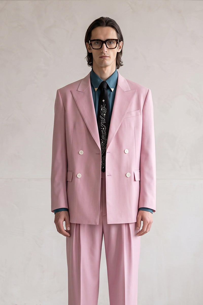 Pink 30% Merino Wool Suits