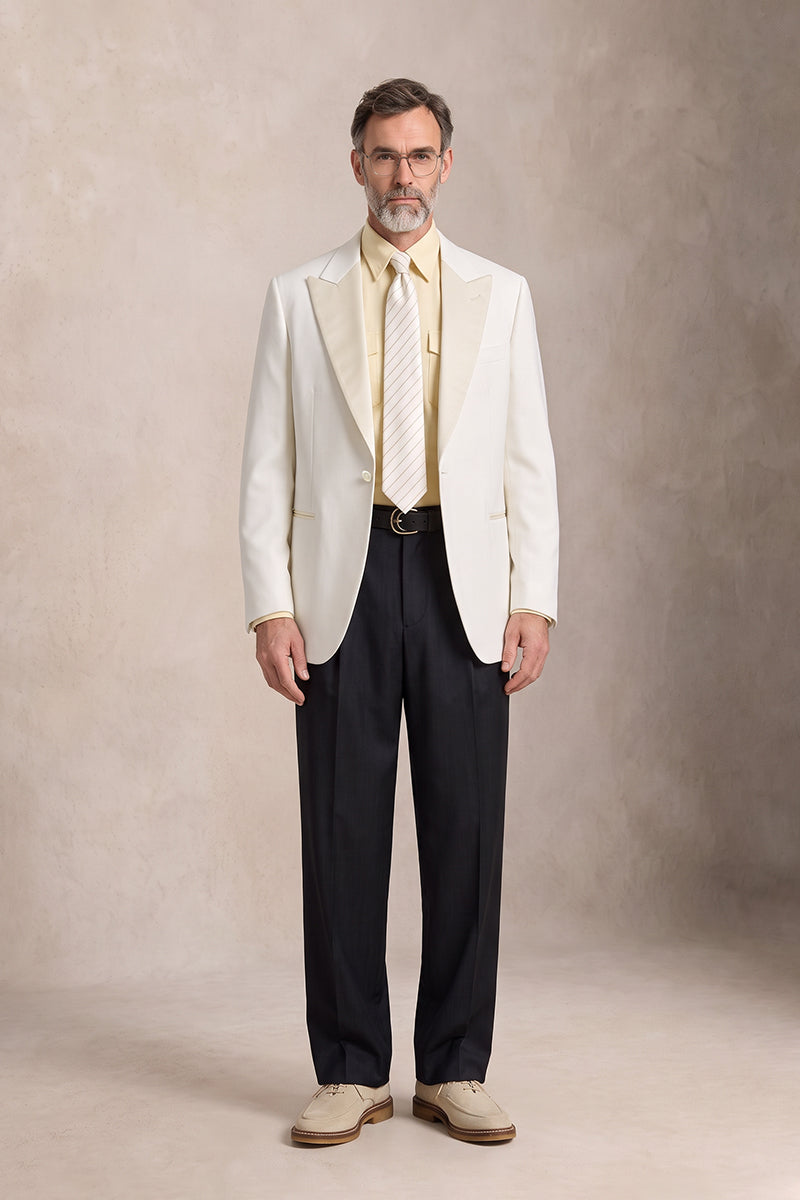 Beige 30% Merino Wool Suits