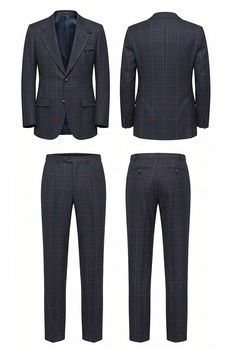 Navy 30% Fine Australia Wool Suits