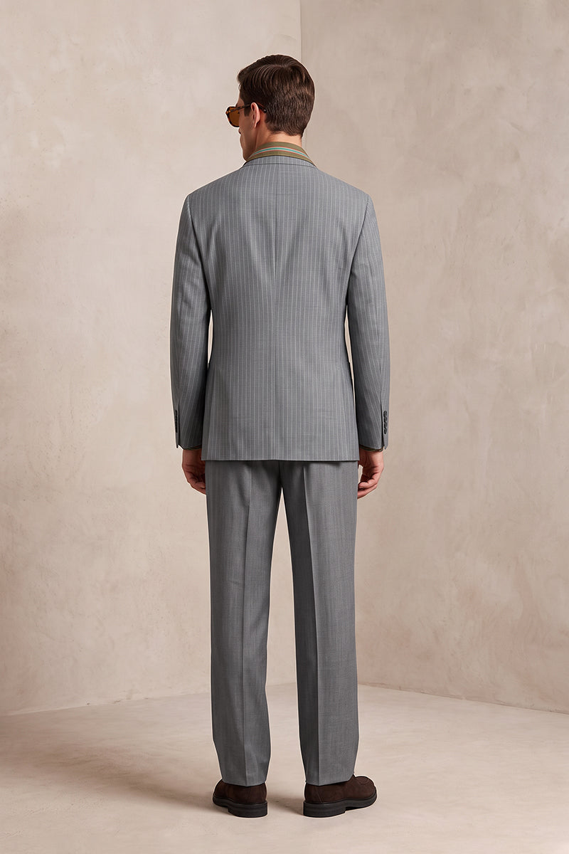 Gray 50% Merino Wool Suits