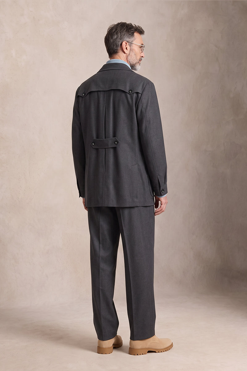 Gray 70% Merino Wool Suits