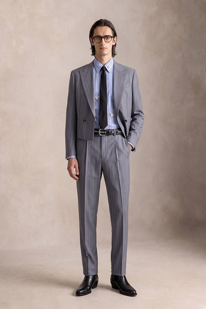 Gray 50% Merino Wool Suits