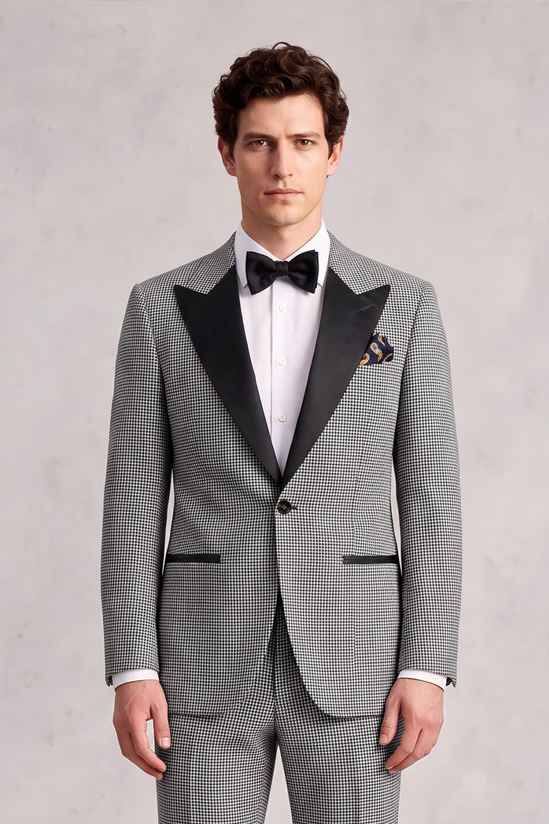 Black 100% Merino Wool Suits