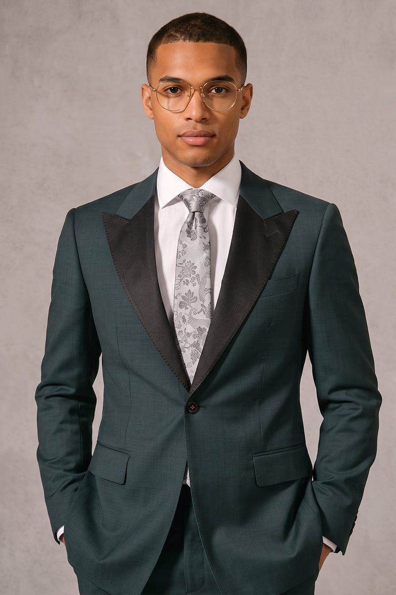 Green Merino Wool Suit