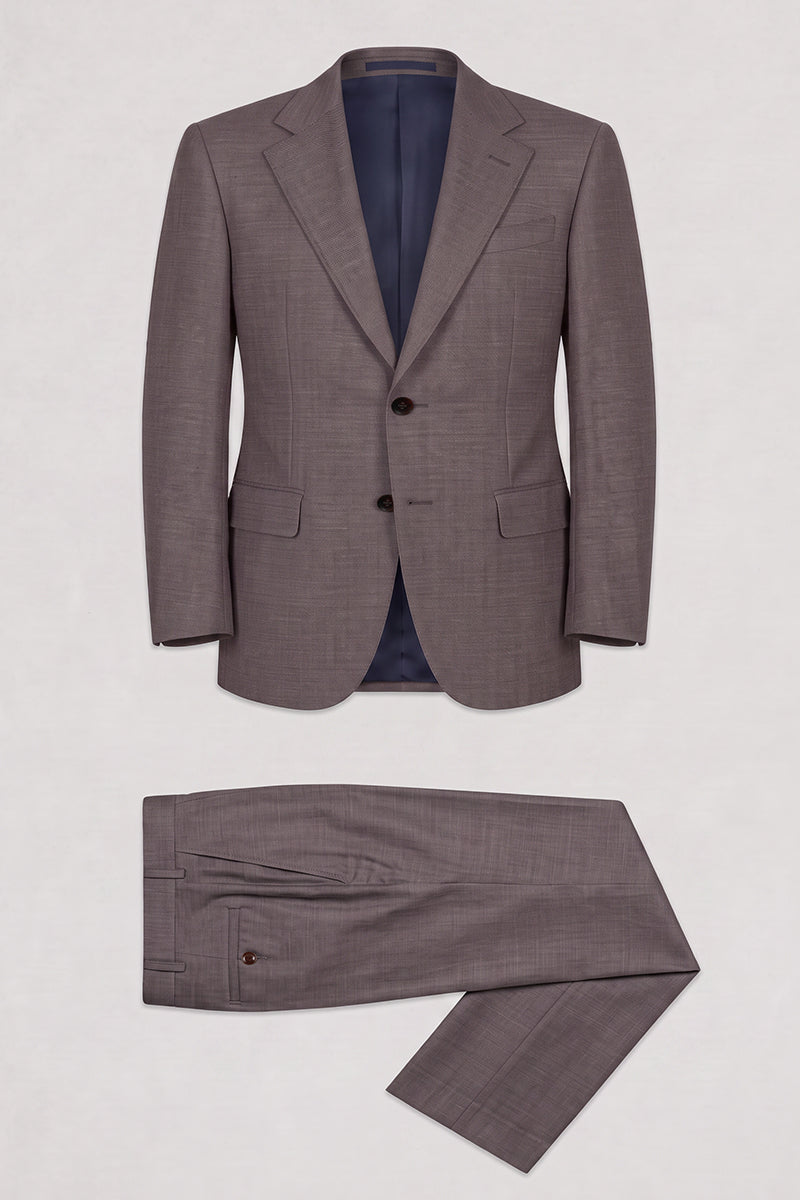 Completo grigio in lana Tencel