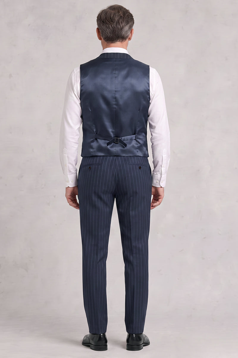 Blue 50% Merino Wool Suit