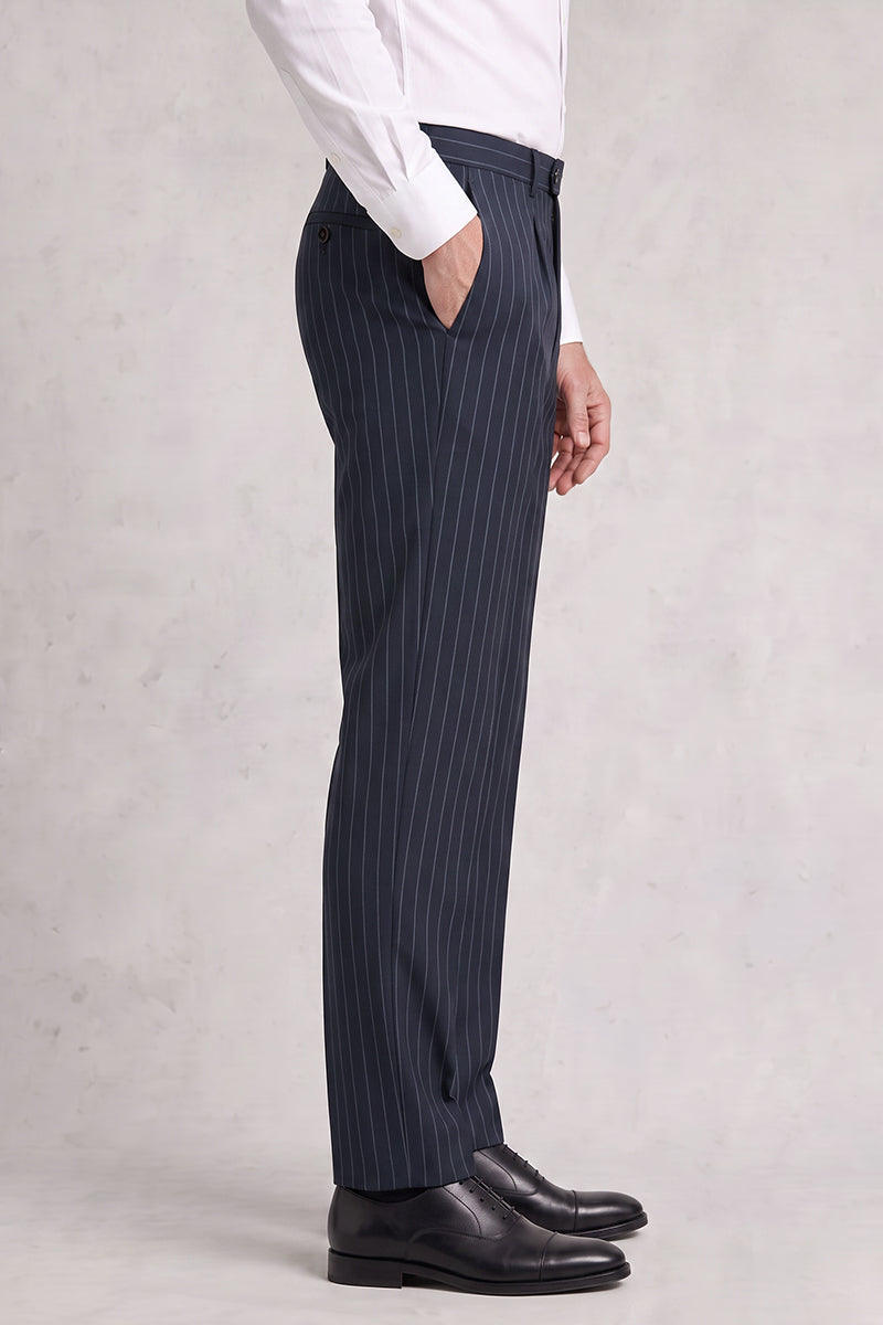 Blue 30% Fine Australia Wool Suit Trousers