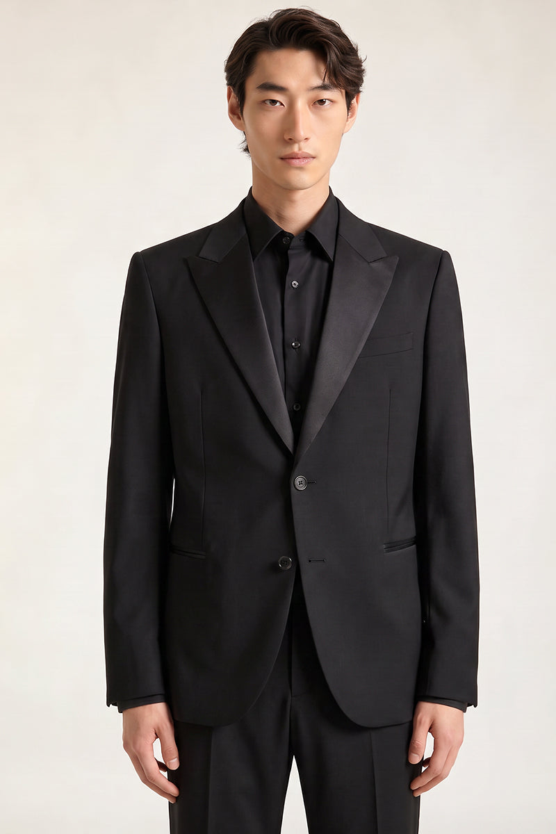 Black 30% Fine Australia Wool Suit