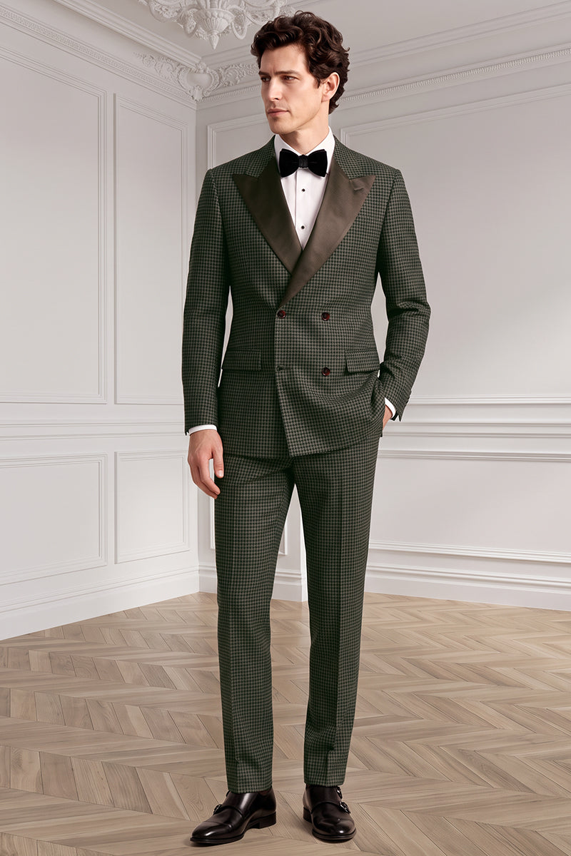 Brown 60% Merino Wool Suit