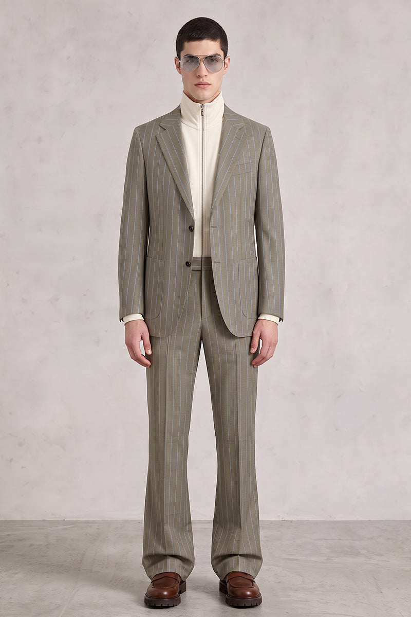 Brown 50% Merino Wool Suit