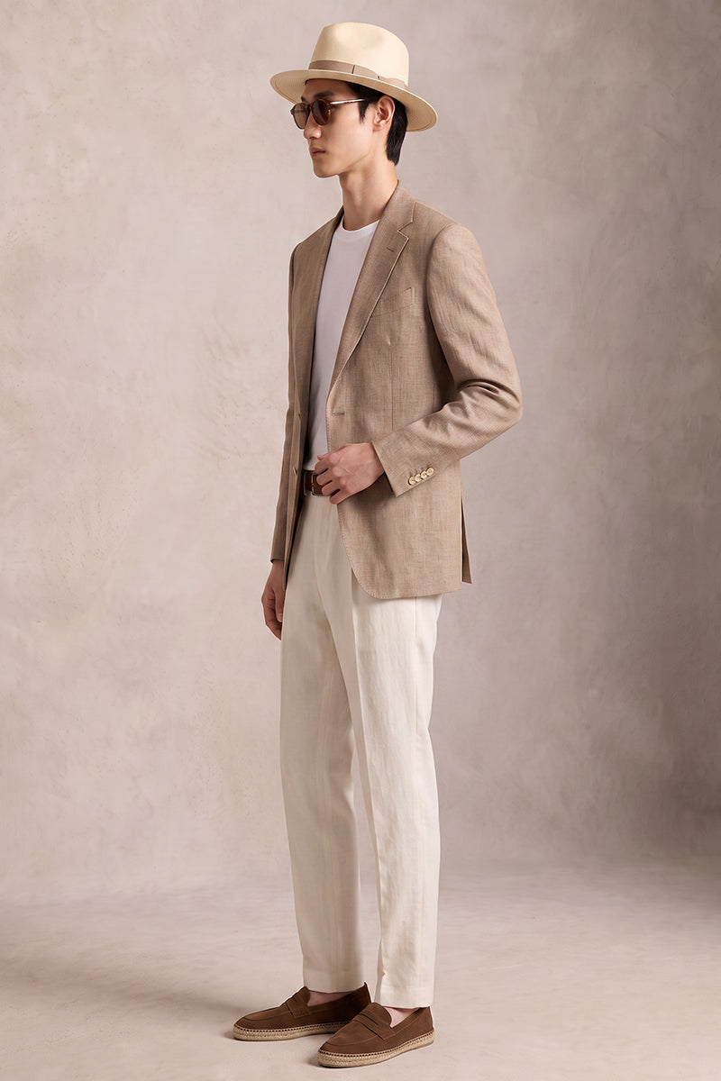 Khaki  50% Tencel Wool Suit