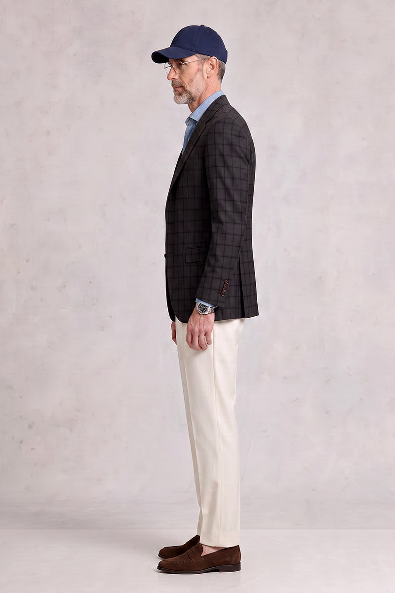 검은색 메리노 울 정장