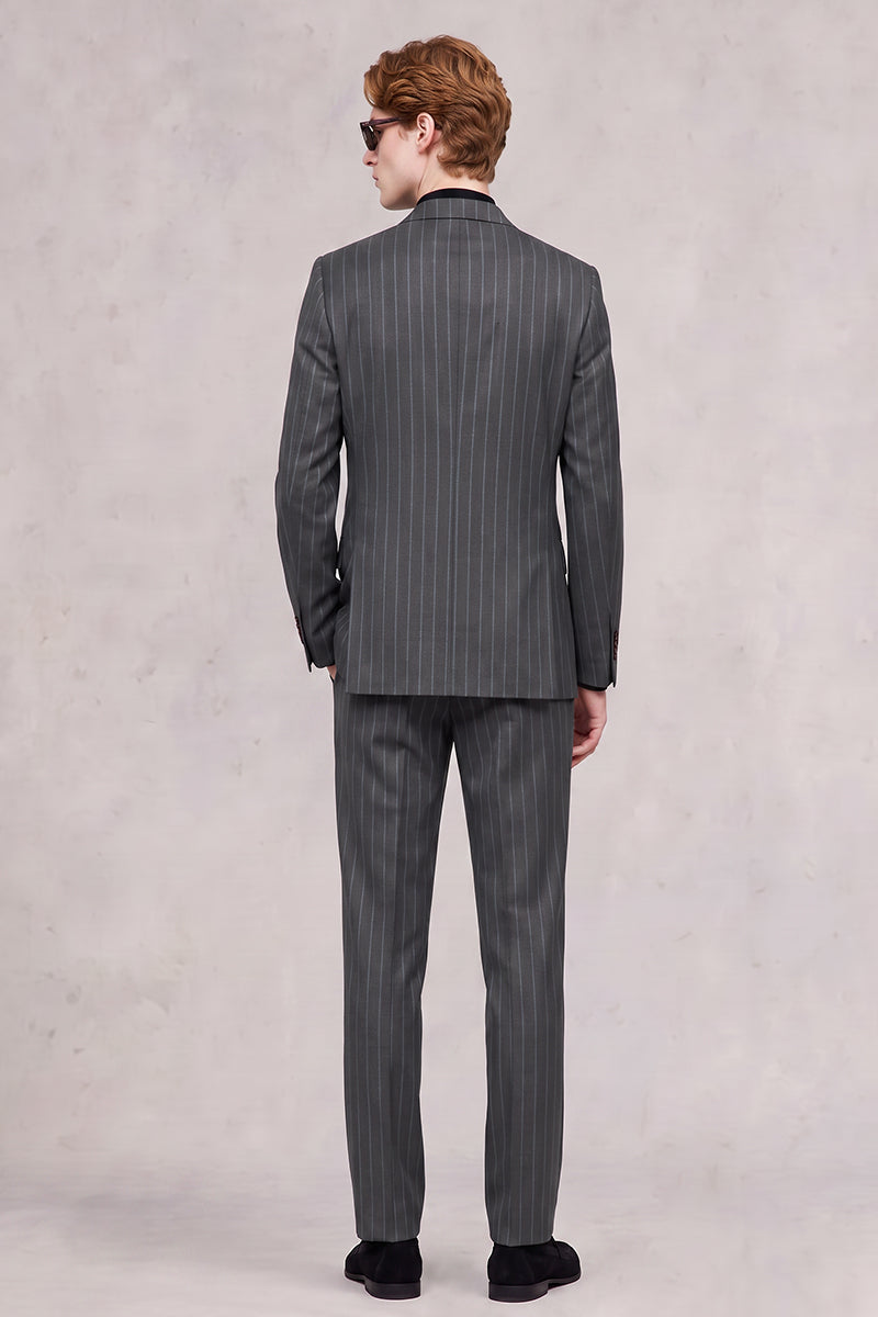 Black 50% Merino Wool Suit