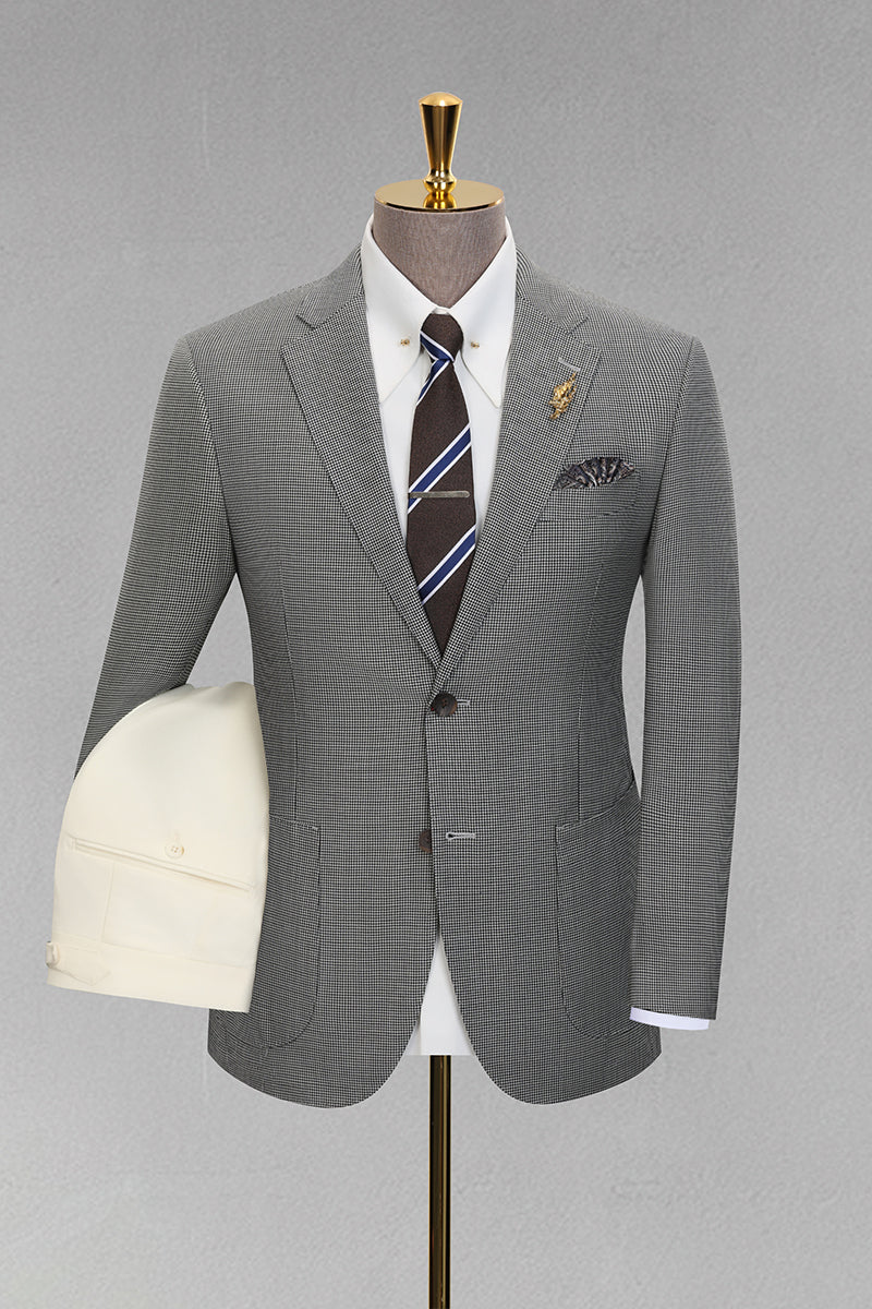 Black 70% Merino Wool Suit