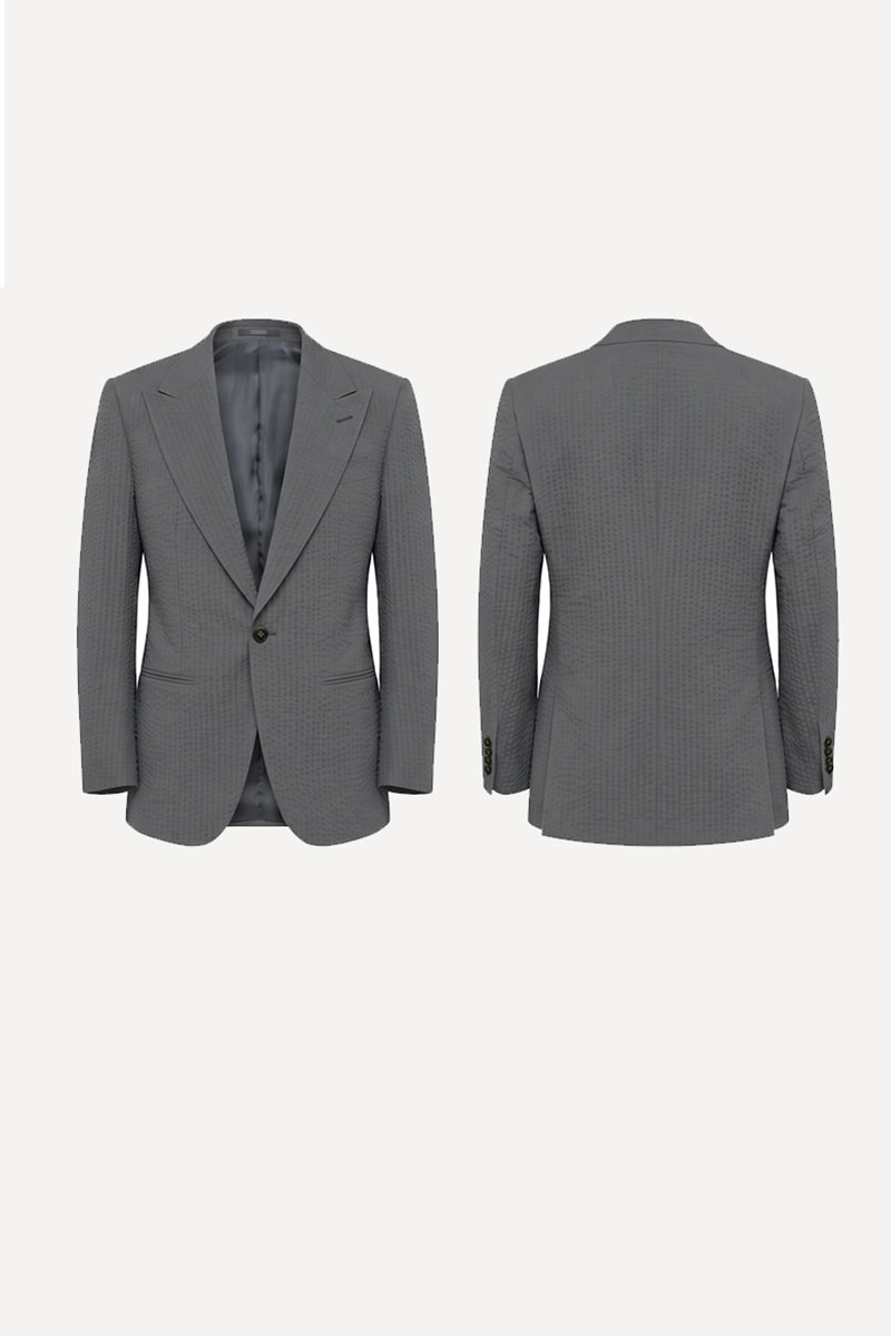 Gray 50% Merino Wool Blazers