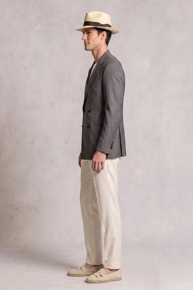 Gray 50% Merino Wool Blazers