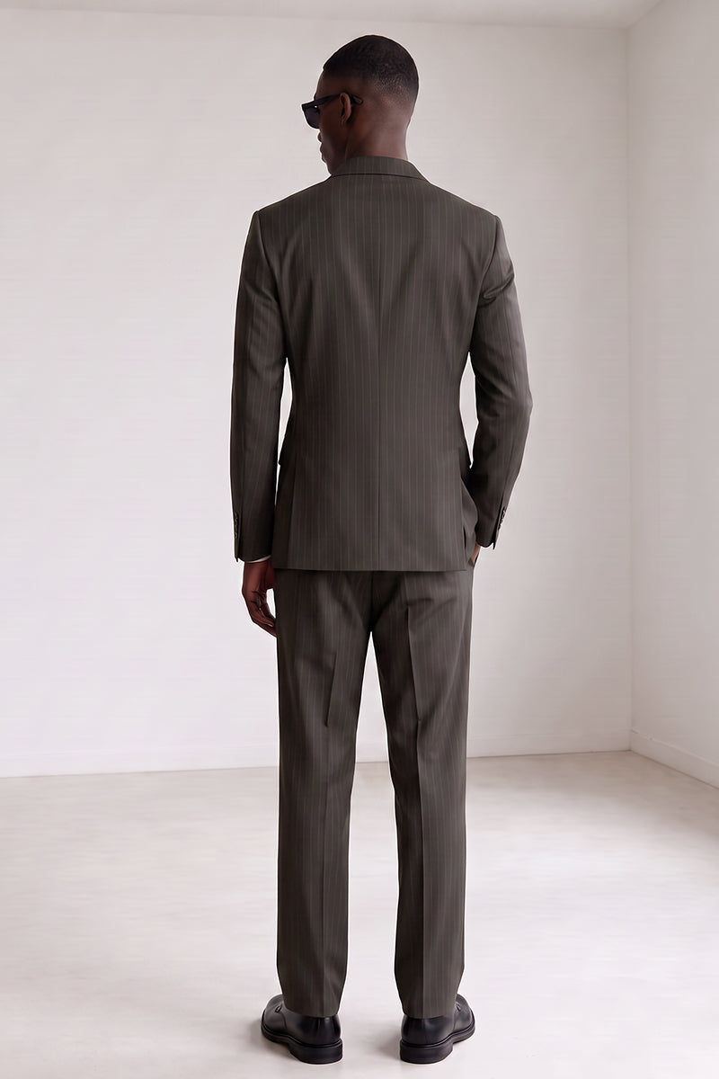 Brown 50% Merino Wool Blazers