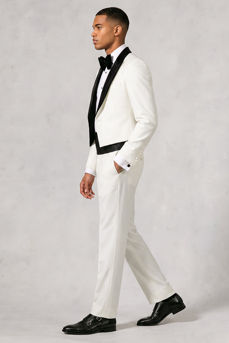 White 50% Merino Wool Blazers