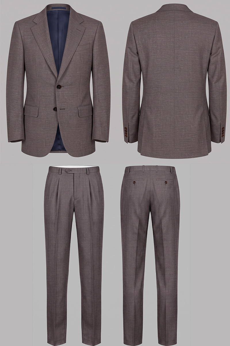 Gray 50% Merino Wool Blazers