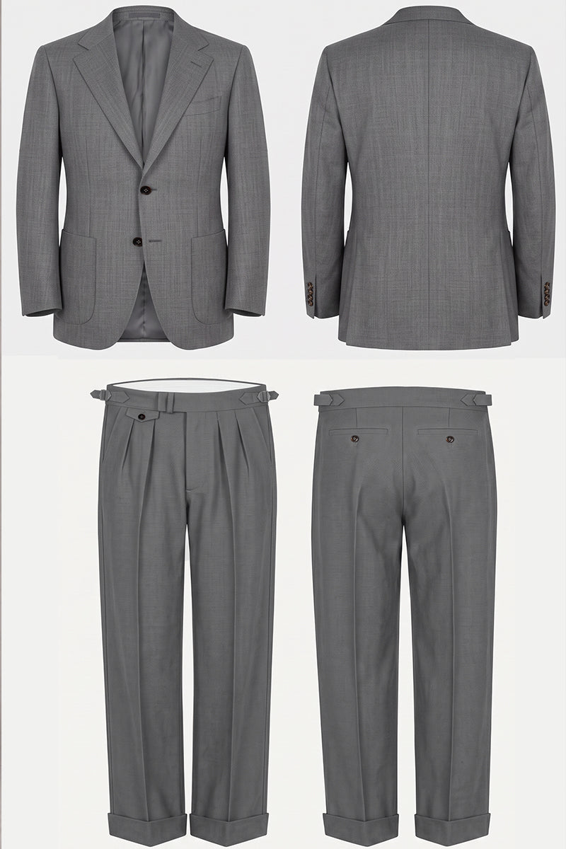 Gray 30% Fine Australia Wool Blazers