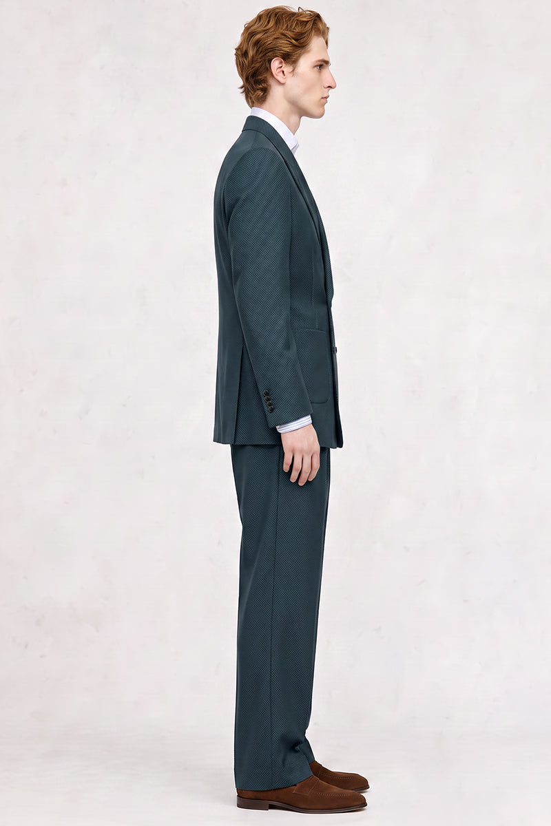 Green 60% Merino Wool Blazers