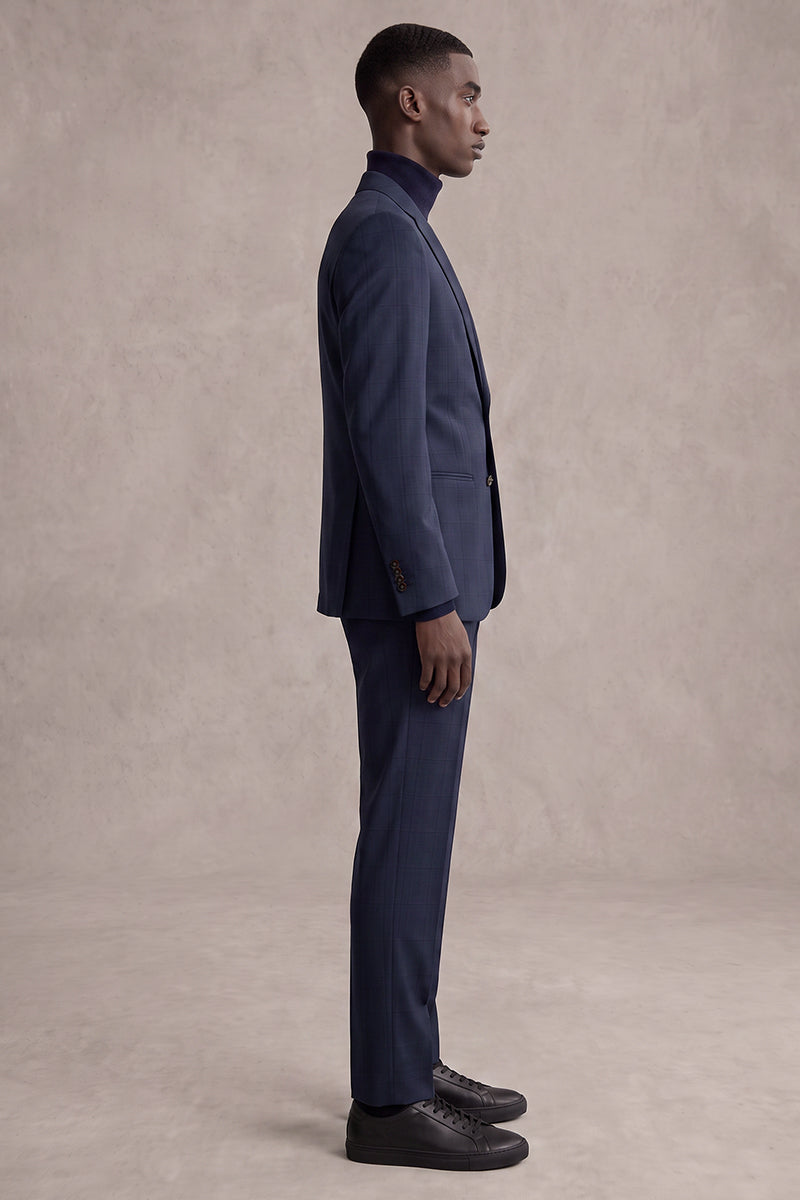 Blue 100% Merino Wool Blazers