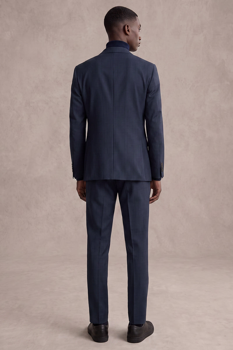Blue 100% Merino Wool Blazers