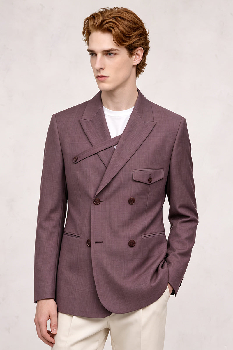 Purple 50% Merino Woo Blazers