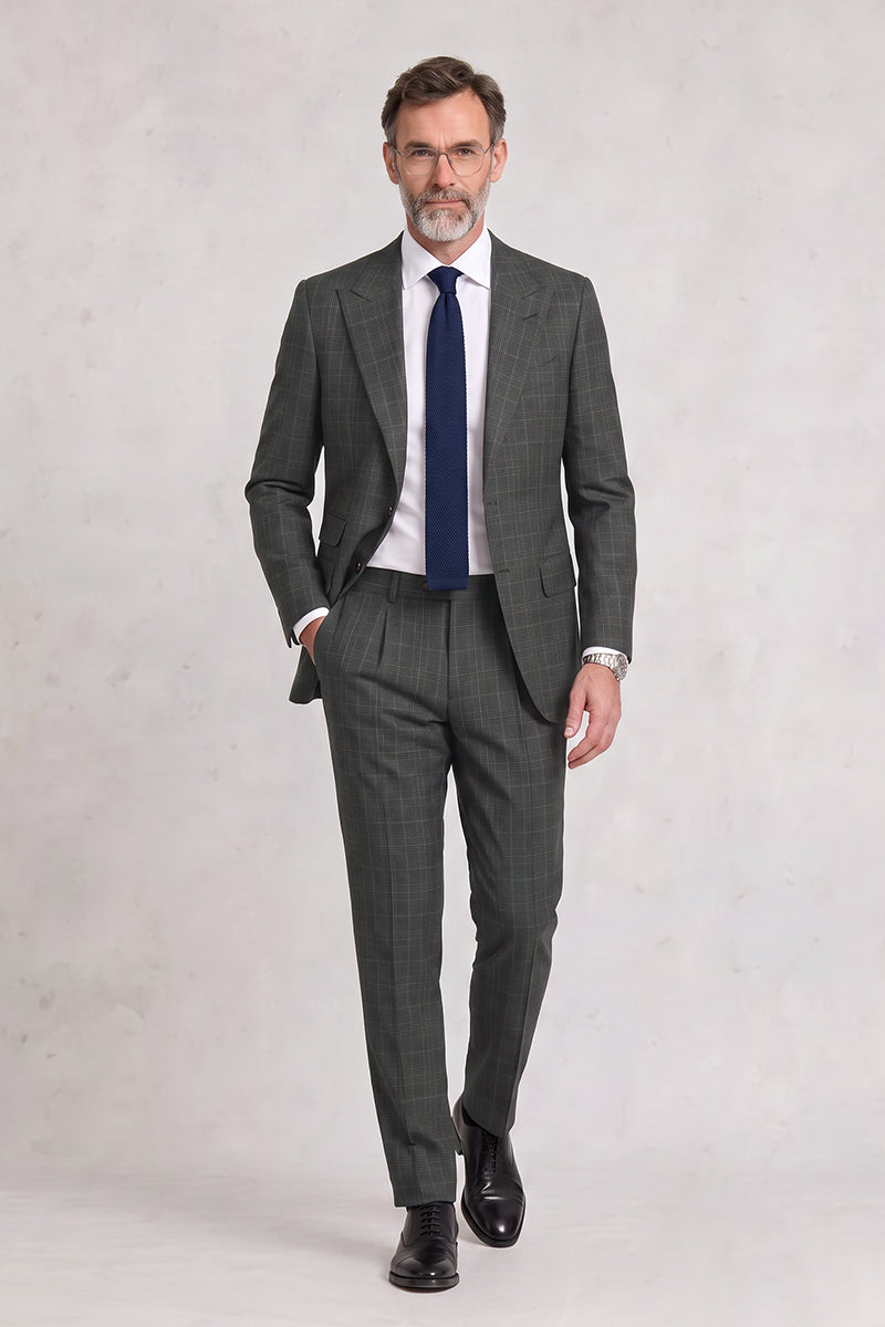 Dark Gray 60% Merino Woo Suits