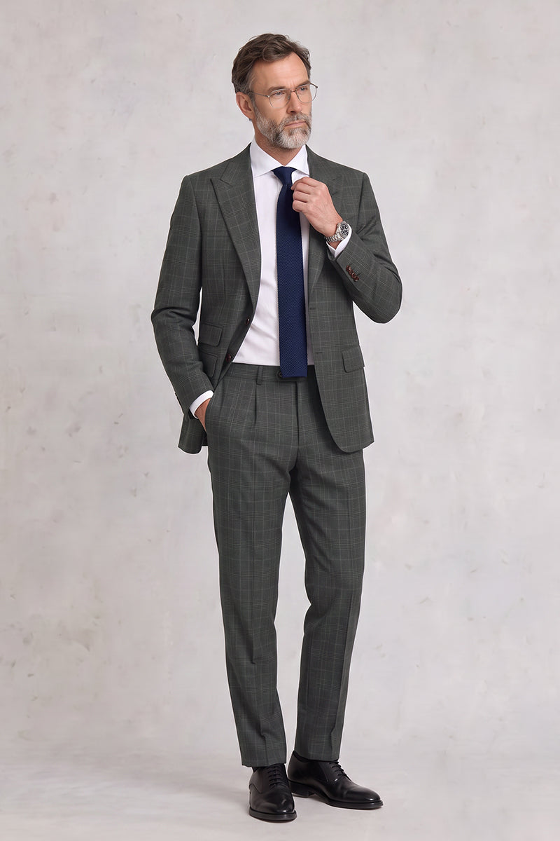 Dark Gray 60% Merino Woo Suits