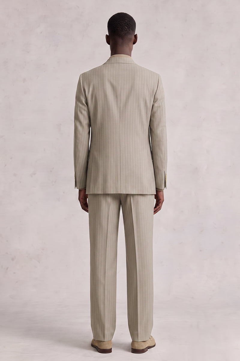 Beige 50% Merino Wool Suits