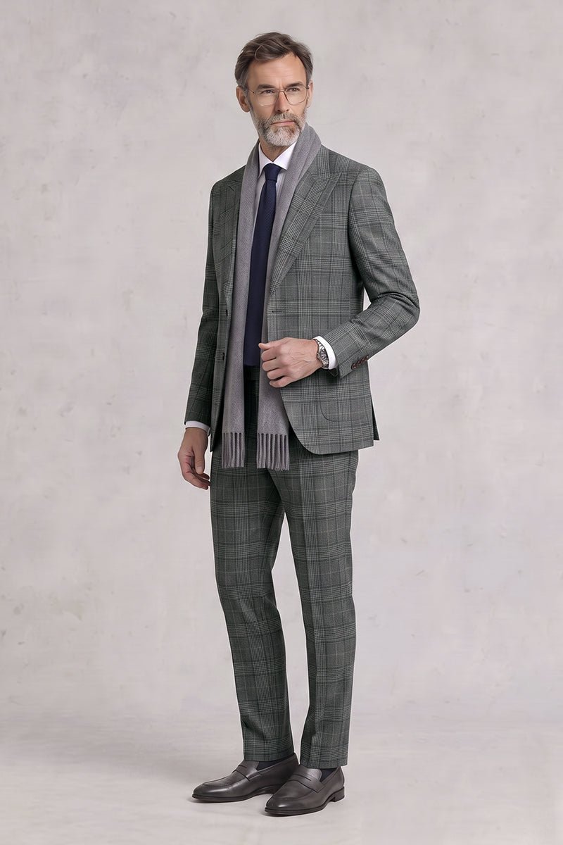 Dark Gray 60% Merino Woo Suits