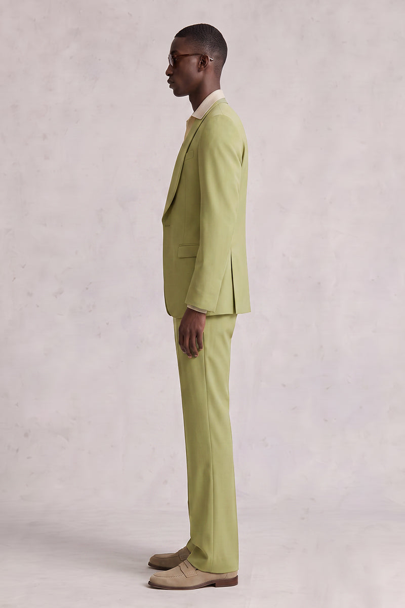 Green 50% Merino Woo Suits