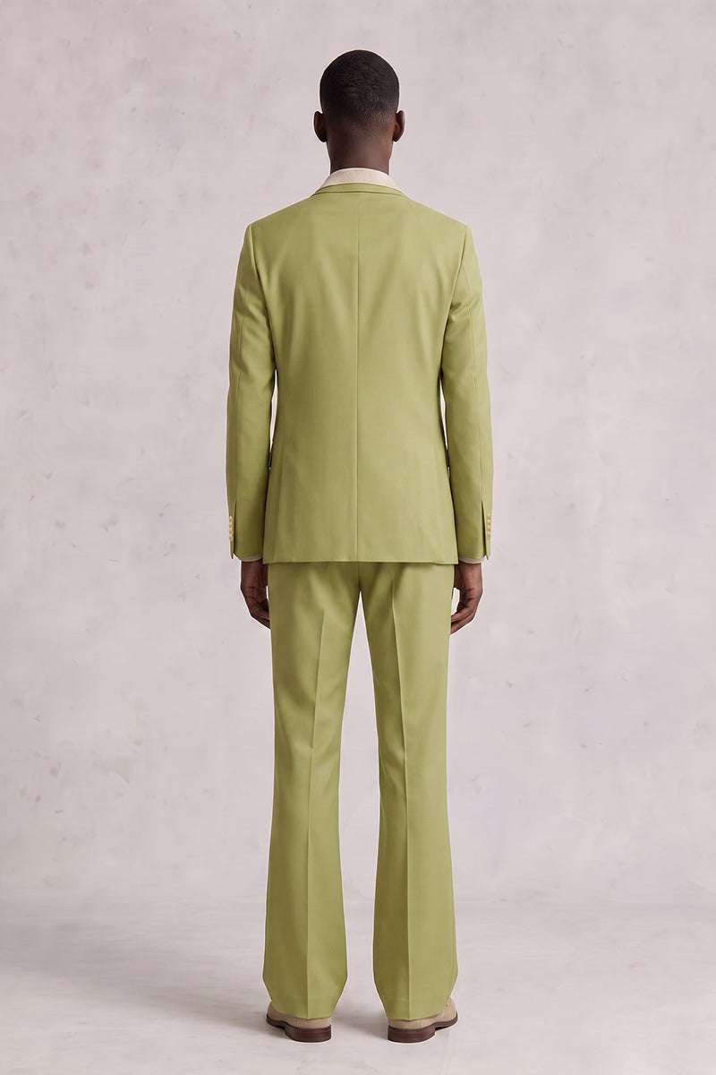 Green 50% Merino Woo Suits