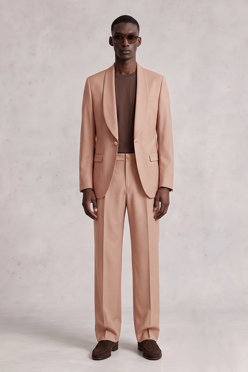 Pink 50% Merino Woo Suits