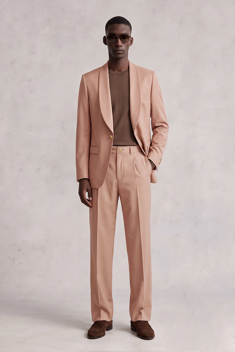 Pink 50% Merino Woo Suits