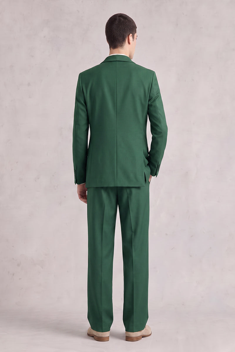 Forest Green 50% Merino Woo Suits