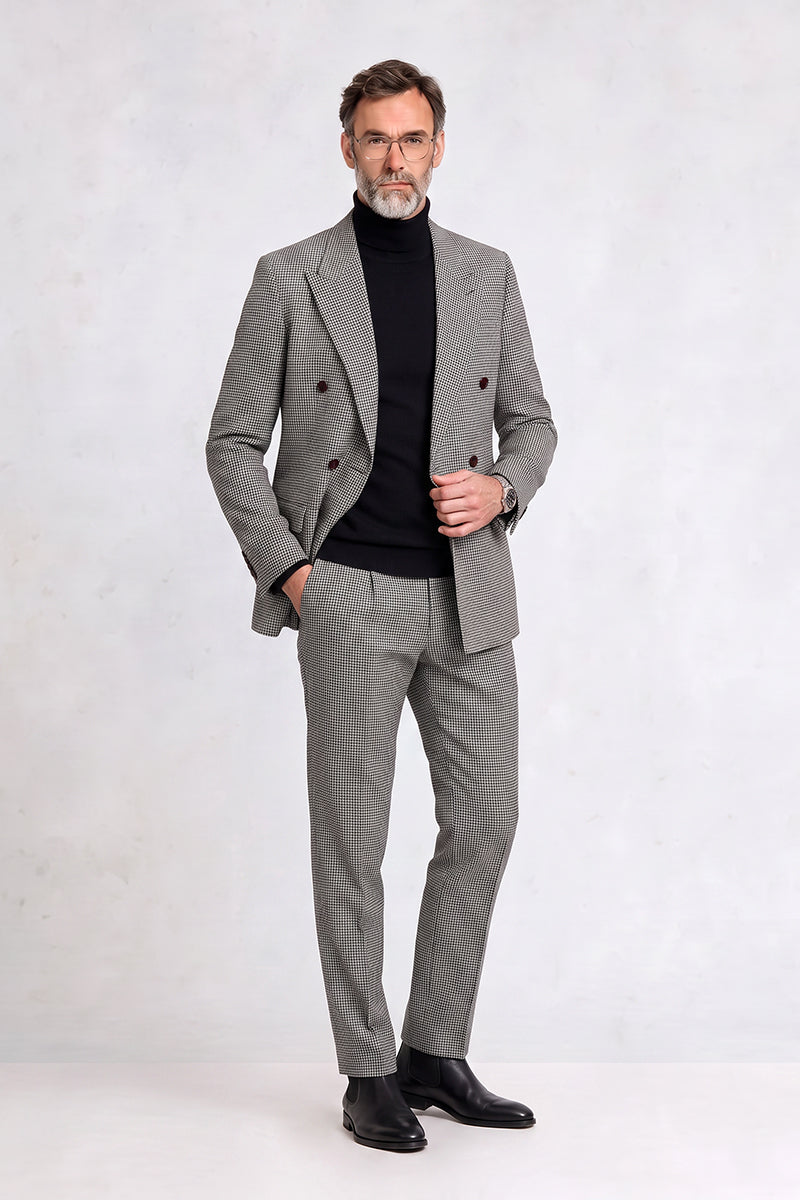 Black 100% Merino Woo Suits