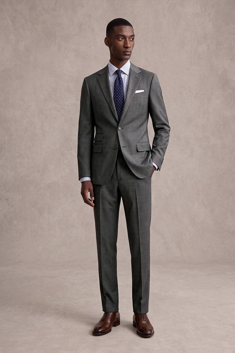 Dark Gray 30% Fine Australia Wool Suits