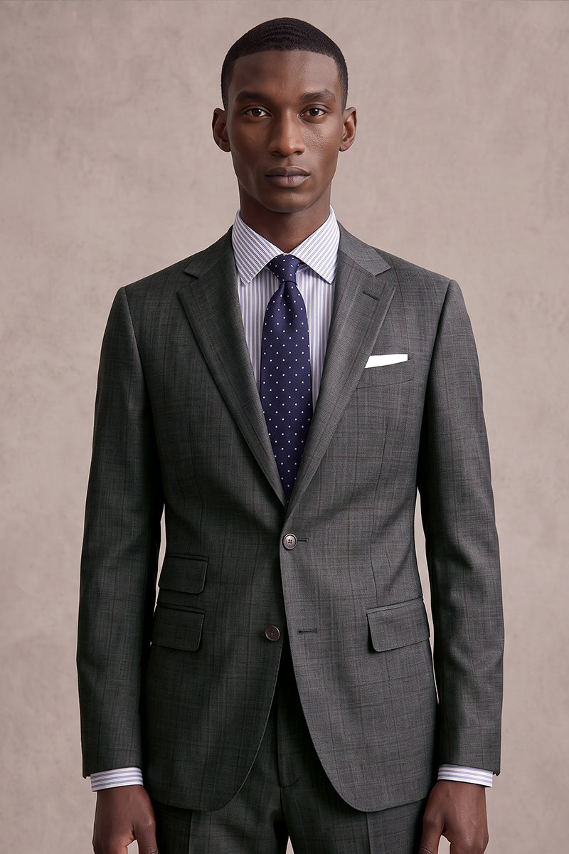 Dark Gray 30% Fine Australia Wool Suits