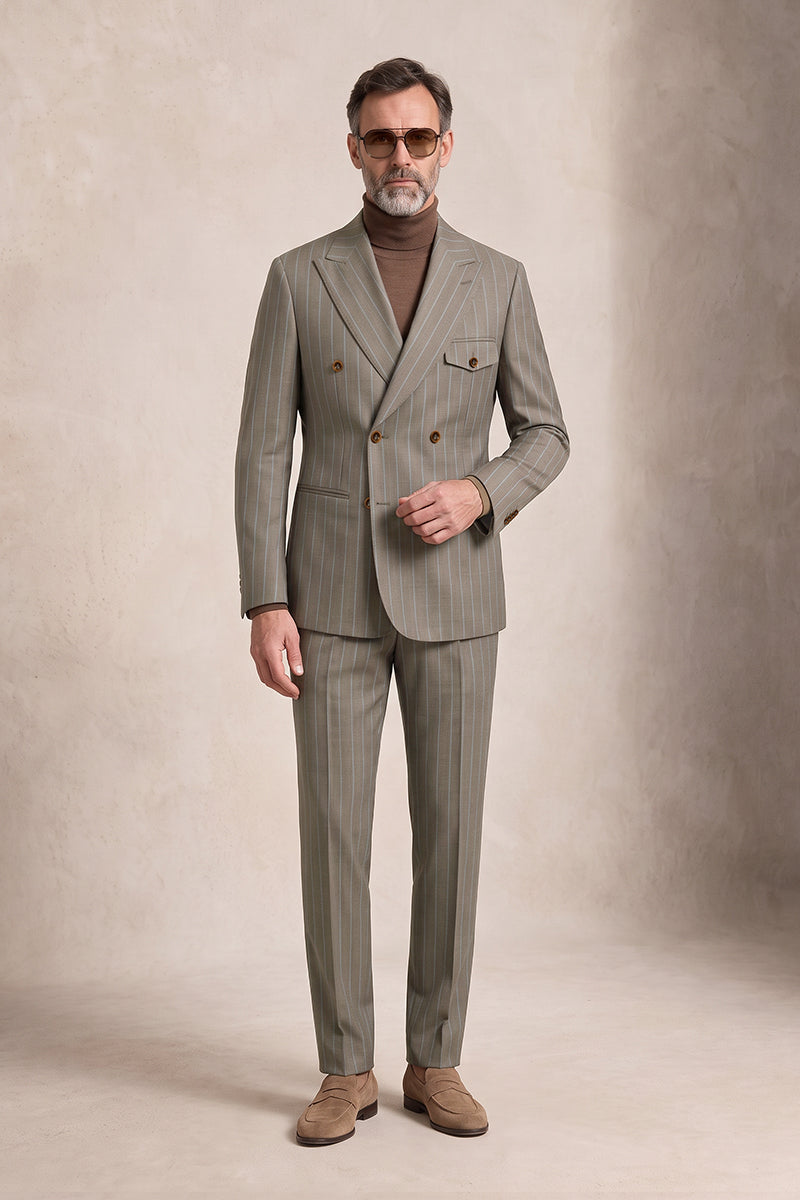 Light Brown 50% Merino Wool Suits