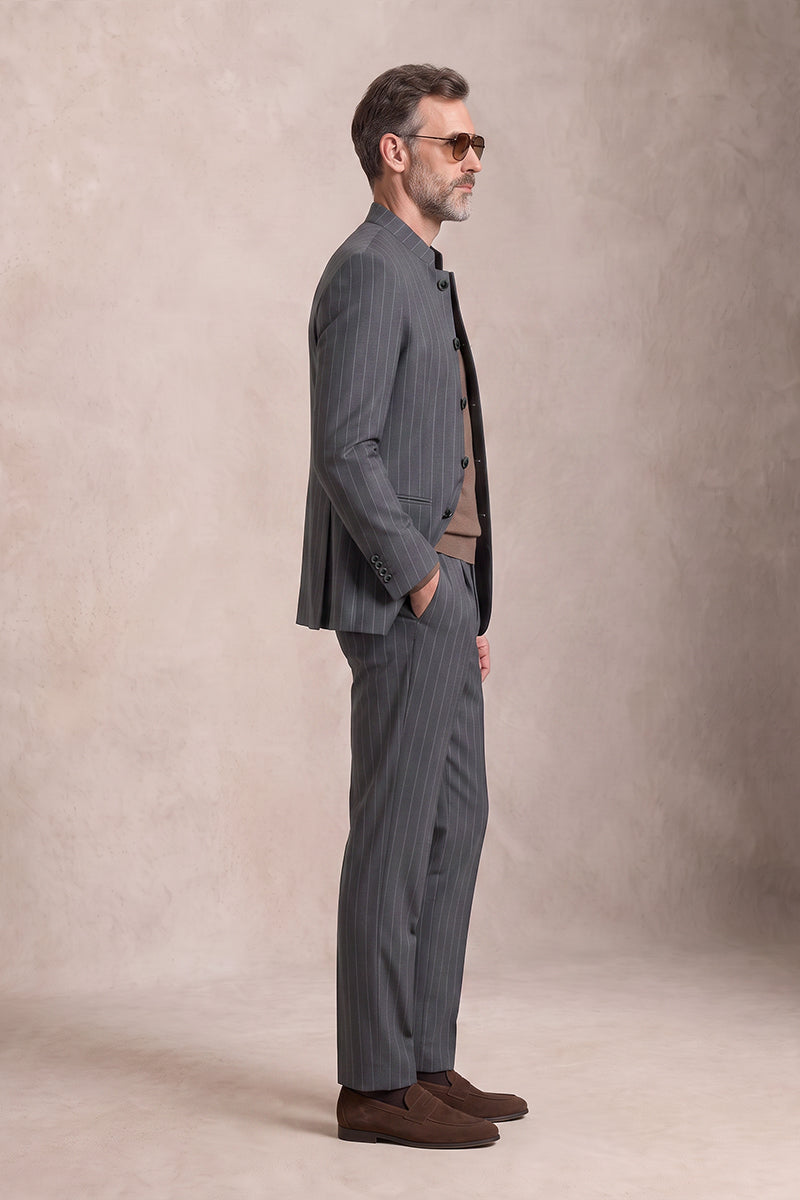 Gray 50% Merino Wool Suits