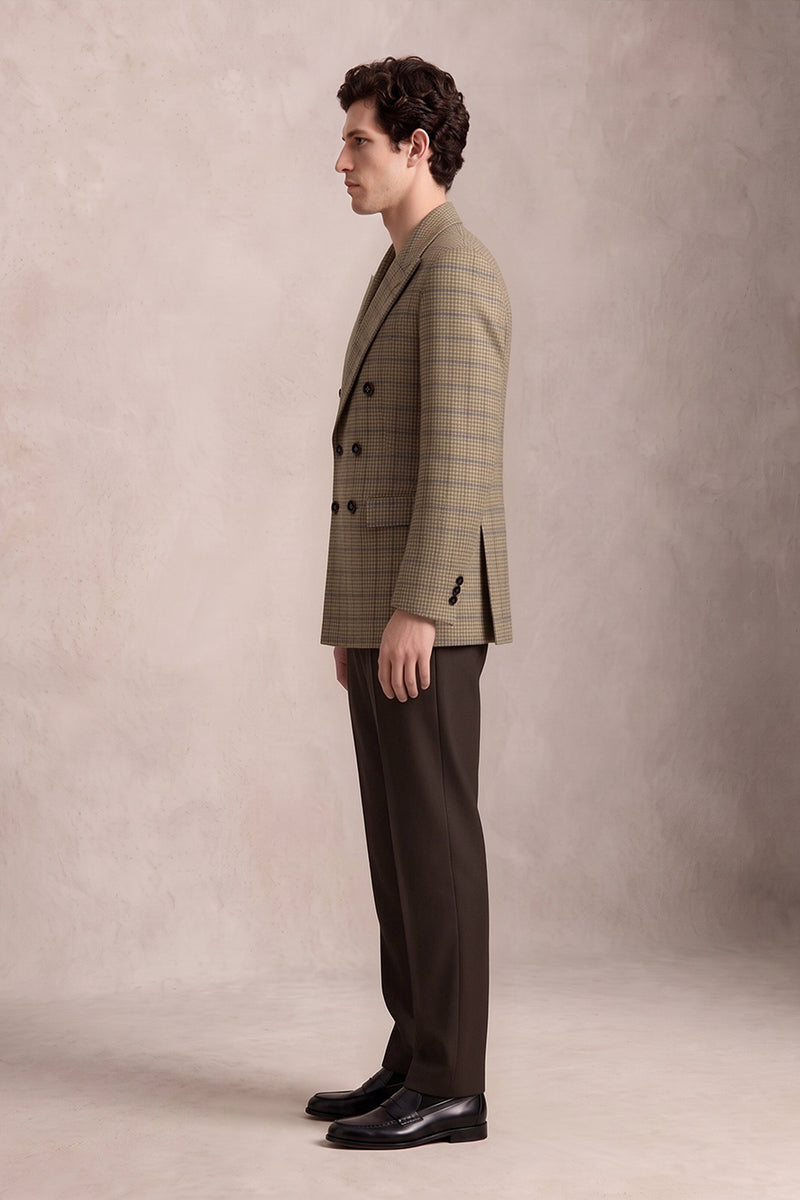 Brown 60% Merino Wool Suits