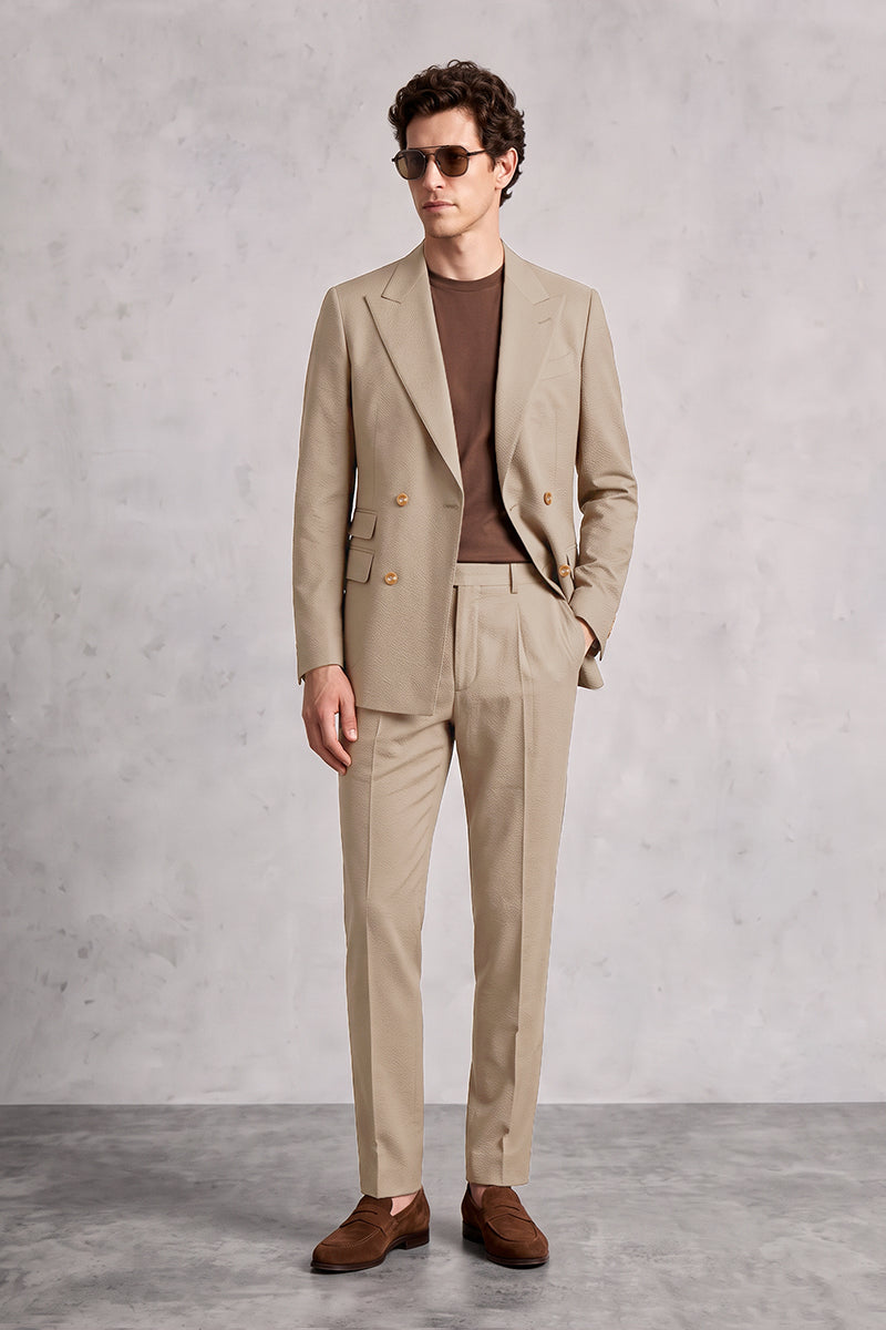 Light Brown 50% Merino Wool Suits
